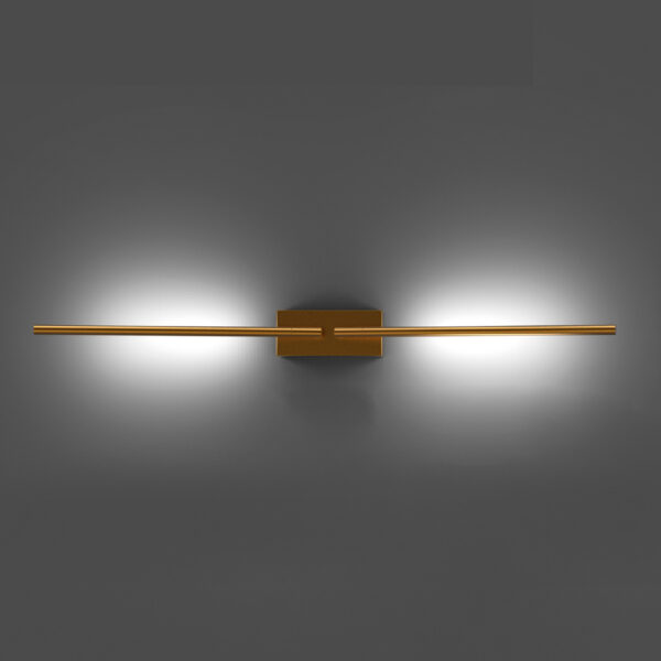 Tubular - Lampada da parete oro - 2AGOL