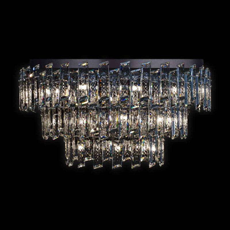 Arcadia - Lampada da soffitto a 27 luci cromo