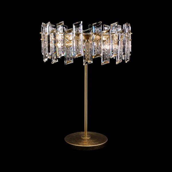 Arcadia - Lampada da tavolo a 4 luci oro